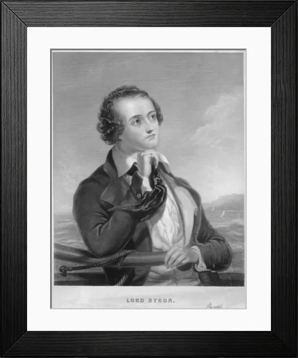 Framed Print : Byron / Sea in Background Framed Print : Byron / Sea in Background