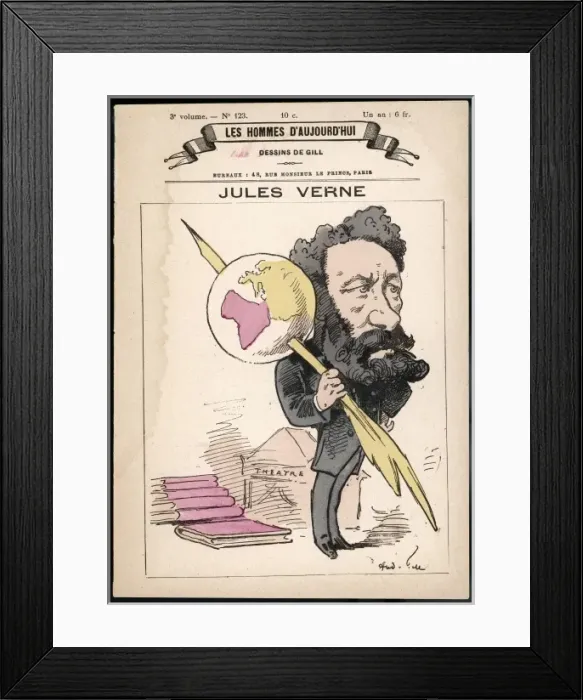 Framed Print : Jules Verne Framed Print : Jules Verne