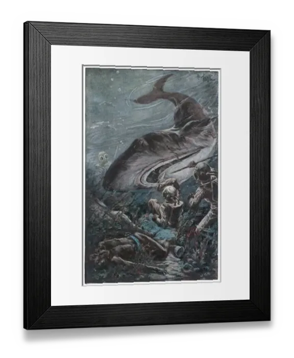 Framed Print : Verne / Under the Sea Framed Print : Verne / Under the Sea