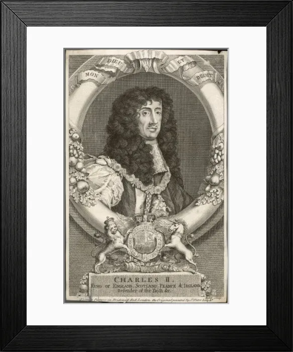 Framed Print : CHARLES II Framed Print : CHARLES II