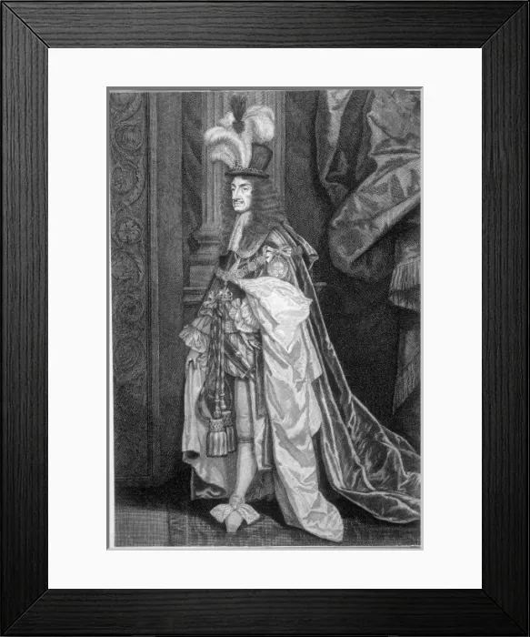 Framed Print : CHARLES II Framed Print : CHARLES II