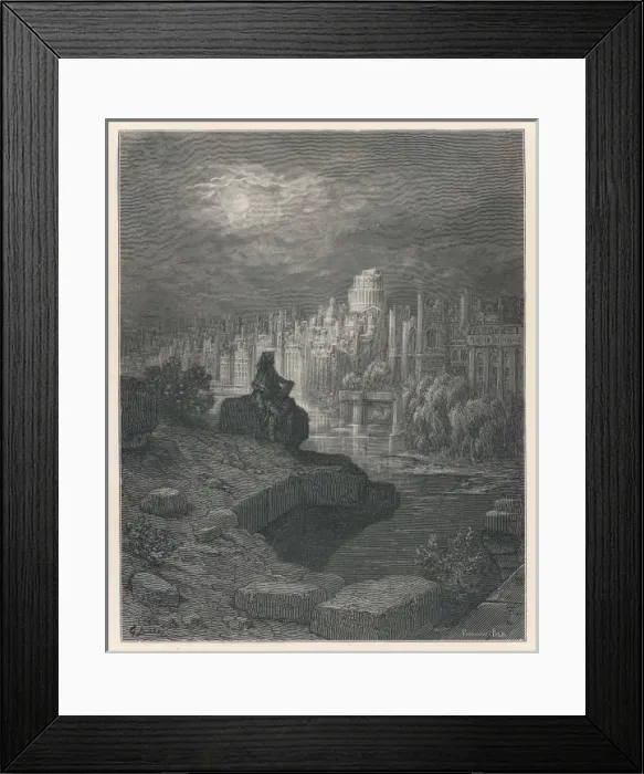 Framed Print : Ruins of London Framed Print : Ruins of London
