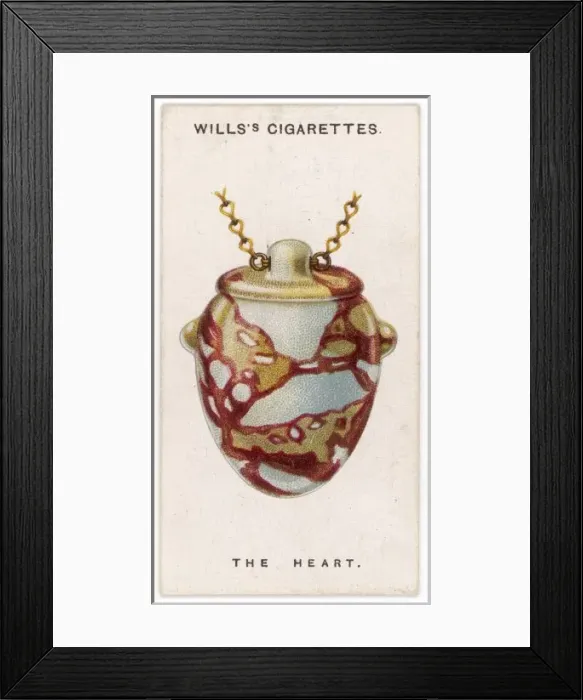 Framed Print : Egyptian Heart Talisman Framed Print : Egyptian Heart Talisman