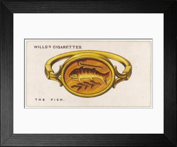 Framed Print : FISH CHARM