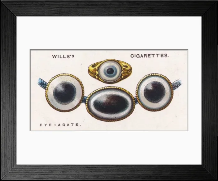 Framed Print : Eye-Agate Talisman Framed Print : Eye-Agate Talisman