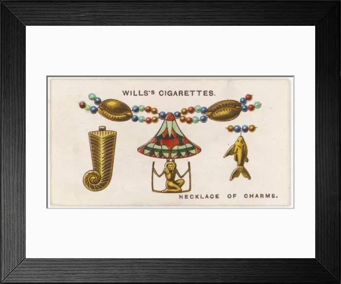 Framed Print : Necklace of Amulets Framed Print : Necklace of Amulets