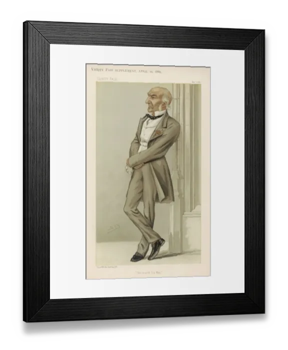 Framed Print : Gladstone  /  Vanity Fair 87