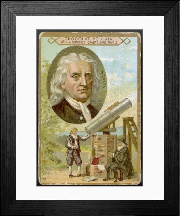 Framed Print : Sir Isaac Newton - Framed Print : Sir Isaac Newton -