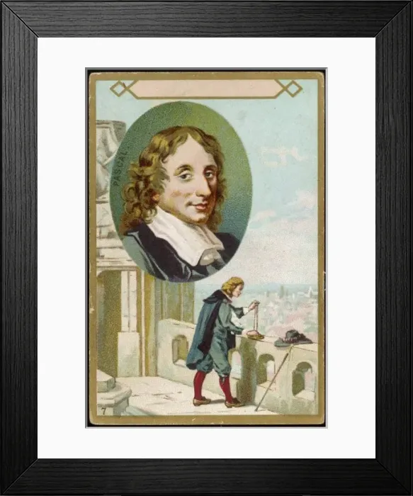 Framed Print : Pascal / Trade Card Framed Print : Pascal / Trade Card