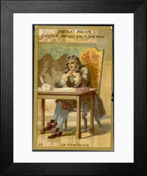 Framed Print : Jean De LA Fontaine Framed Print : Jean De LA Fontaine