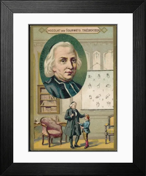 Framed Print : Abbe De L epee Framed Print : Abbe De L epee
