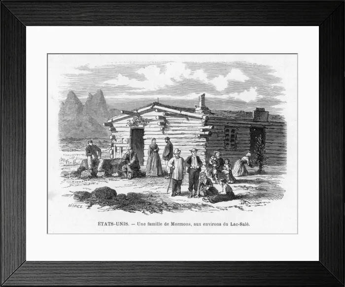 Framed Print : Home Near Salt Lake Framed Print : Home Near Salt Lake