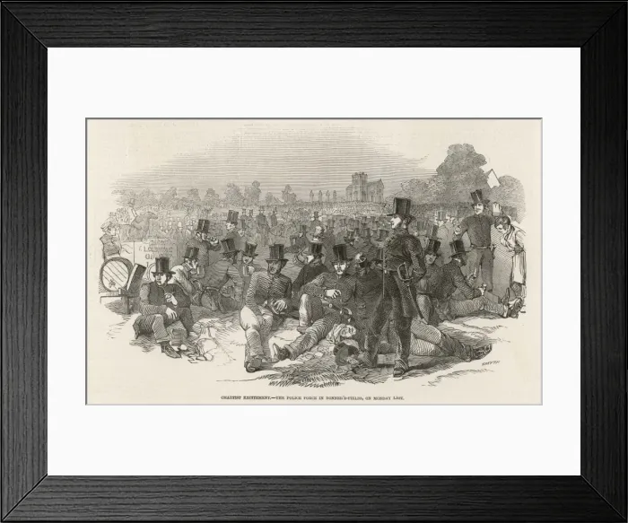 Framed Print : Police Protection Framed Print : Police Protection