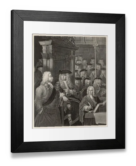 Framed Print : Sir Robert Walpole / H O C Framed Print : Sir Robert Walpole / H O C