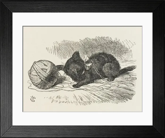 Framed Print : Alice / Kitten & Wool Framed Print : Alice / Kitten & Wool