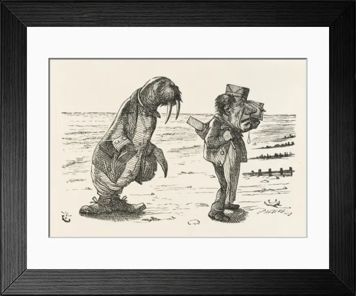 Framed Print : Walrus and the Carpenter Framed Print : Walrus and the Carpenter