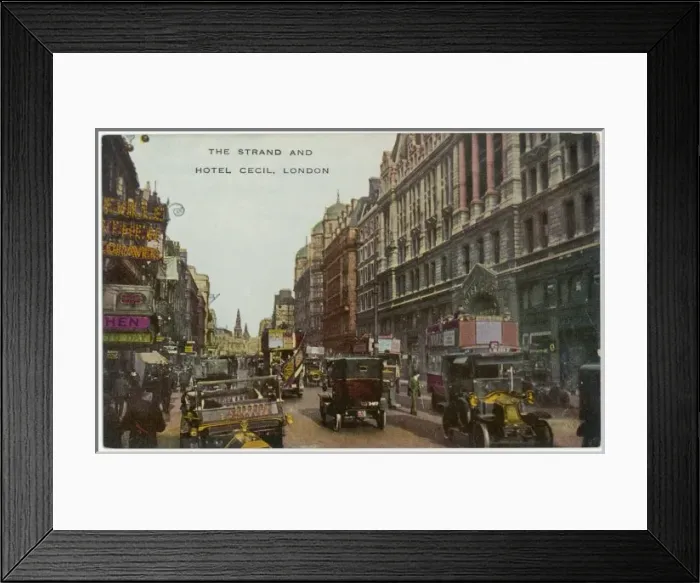 Framed Print : Street Scene - Strand Framed Print : Street Scene - Strand