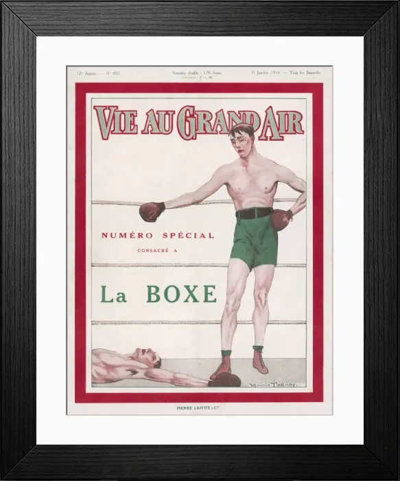 Framed Print : Carpentier Wins Framed Print : Carpentier Wins