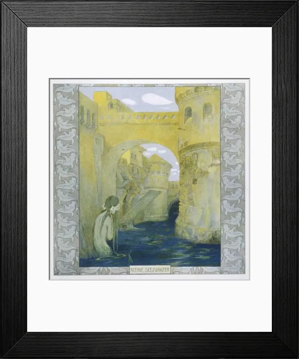 Framed Print : Little Mermaid / Lefler Framed Print : Little Mermaid / Lefler