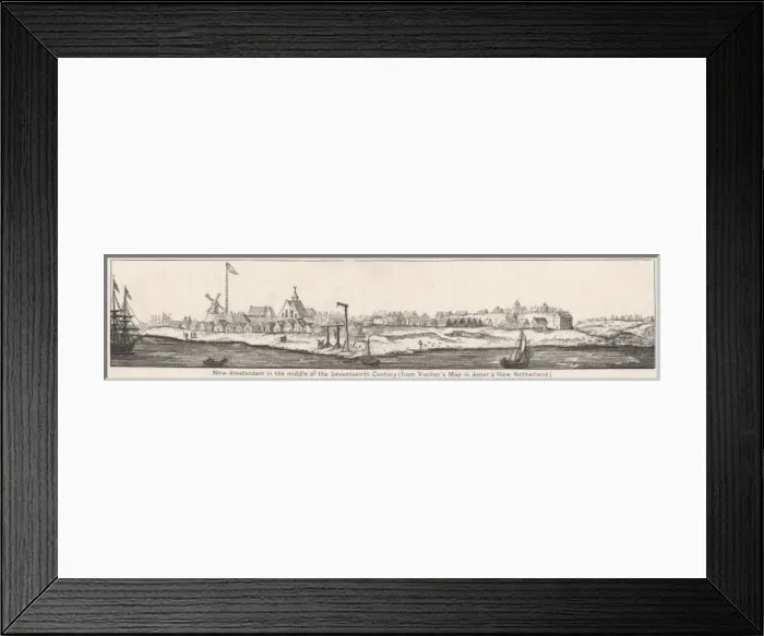 Framed Print : New York / General C1650 Framed Print : New York / General C1650