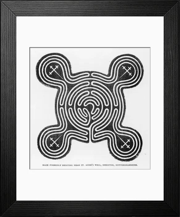 Framed Print : Maze at Sneinton Framed Print : Maze at Sneinton