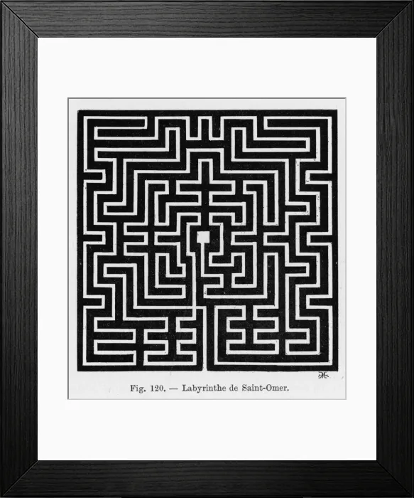 Framed Print : Maze at Saint-Omer