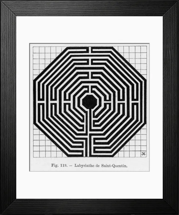Framed Print : Maze at St Quentin Framed Print : Maze at St Quentin