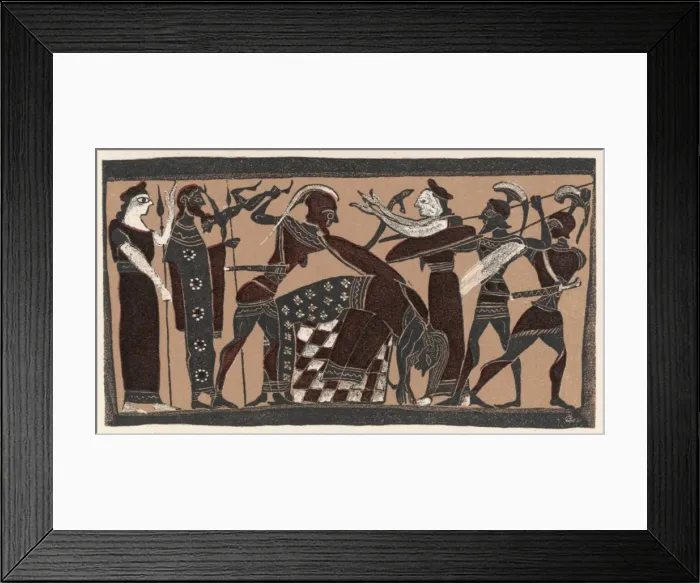 Framed Print : Art / Greece / Vase 3 Framed Print : Art / Greece / Vase 3