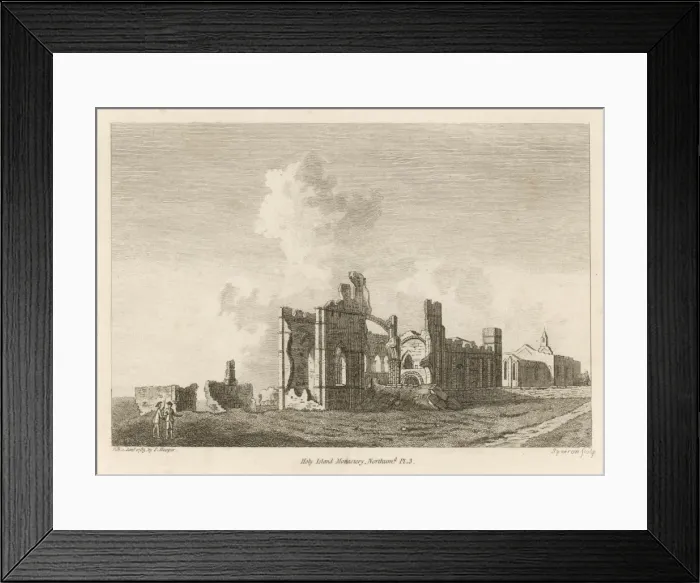 Framed Print : Lindisfarne / Grose / Plate3 Framed Print : Lindisfarne / Grose / Plate3