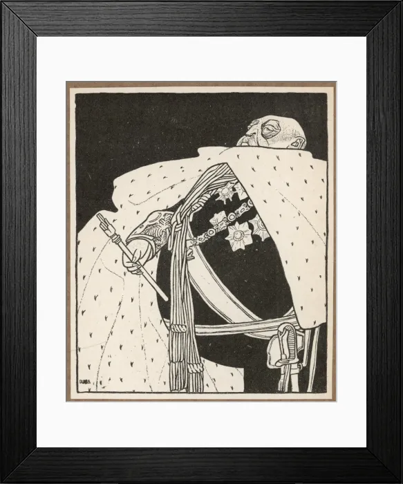 Framed Print : Edward Vii / Simplicissimu Framed Print : Edward Vii / Simplicissimu