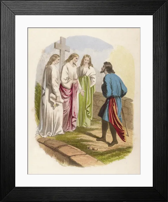 Framed Print : Bunyan / At the Cross Framed Print : Bunyan / At the Cross