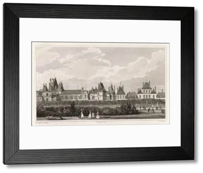 Framed Print : Fontainbleu / Gardens Framed Print : Fontainbleu / Gardens