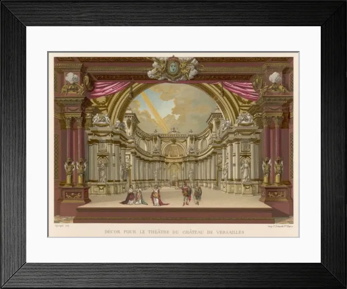 Framed Print : Versailles Theatre 1685 Framed Print : Versailles Theatre 1685