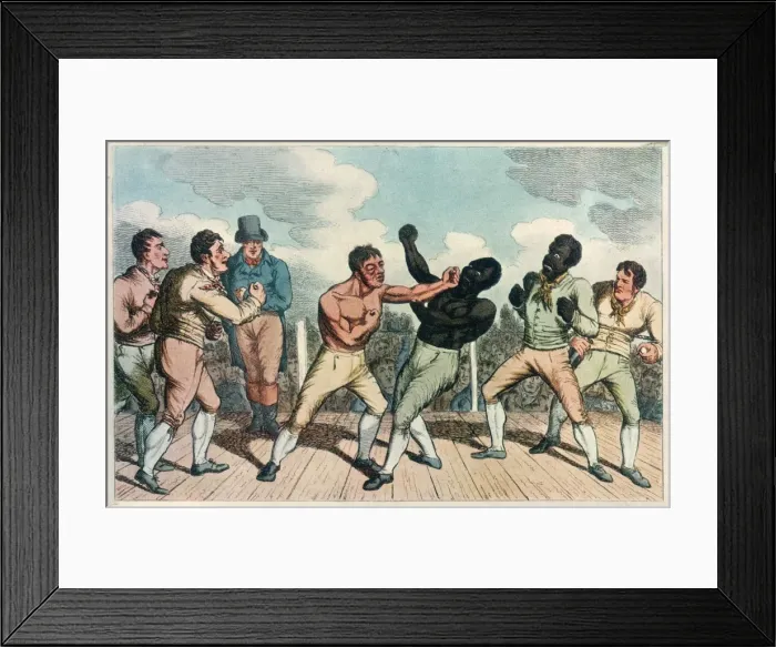Framed Print : Boxing  /  Cribb V Molyneux