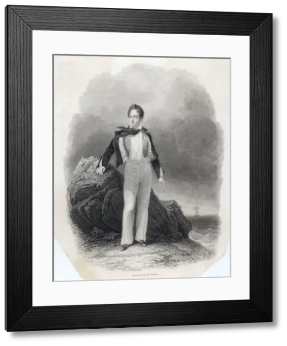 Framed Print : Lord Byron in 1807 Framed Print : Lord Byron in 1807