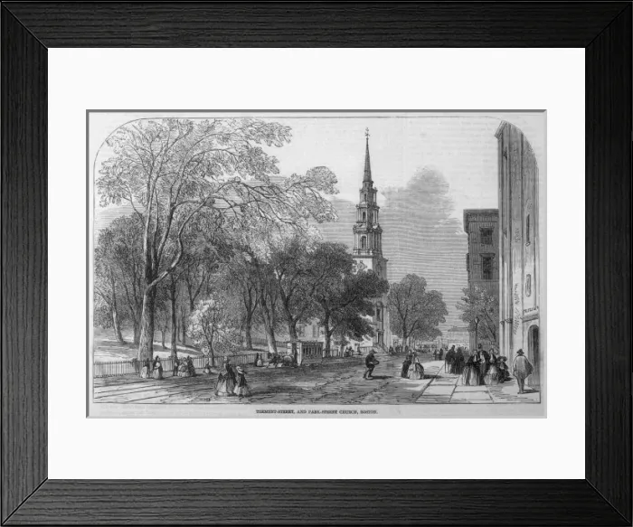 Framed Print : Boston / Tremont Street Framed Print : Boston / Tremont Street