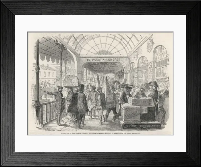 Framed Print : 1851 / SETTING UP Framed Print : 1851 / SETTING UP