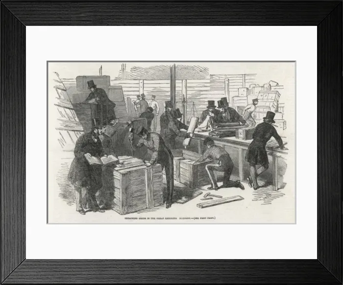 Framed Print : 1851 / SETTING UP Framed Print : 1851 / SETTING UP