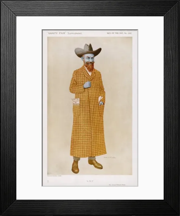 Framed Print : Gb Shaw / V Fair 1911 Framed Print : Gb Shaw / V Fair 1911