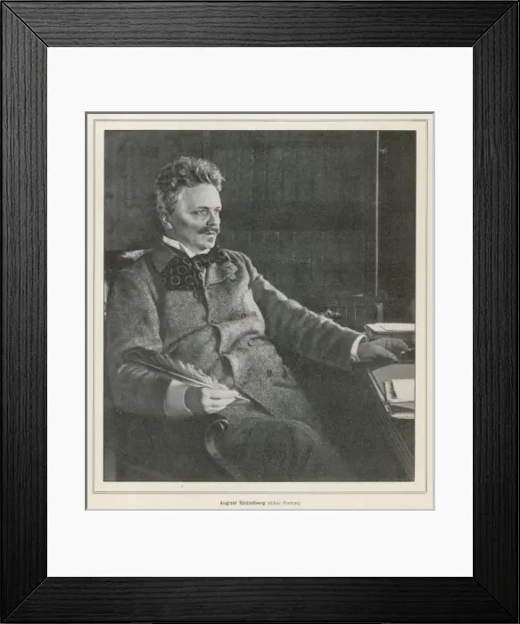 Framed Print : Strindberg / Ill Tidende Framed Print : Strindberg / Ill Tidende