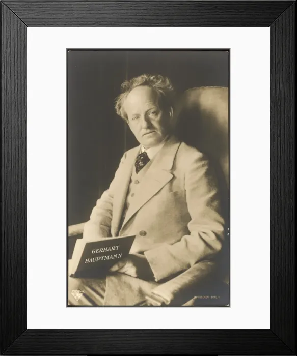 Framed Print : Gerhart Hauptmann / Photo Framed Print : Gerhart Hauptmann / Photo