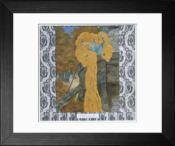 Framed Print : Rapunzel  /  Lefler&urban