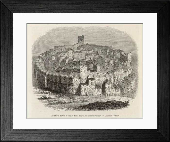 Framed Print : France / Arles / Arena 1666 Framed Print : France / Arles / Arena 1666