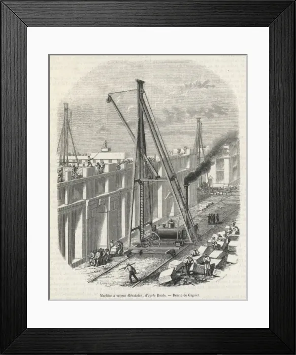 Framed Print : Buildings / Construction Framed Print : Buildings / Construction