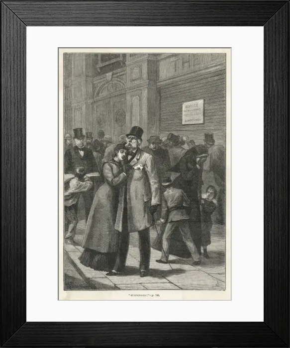 Framed Print : A Bank Failure Framed Print : A Bank Failure