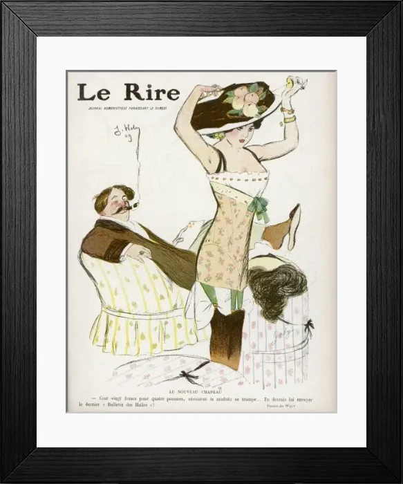 Framed Print : Hat with Apples 1909 Framed Print : Hat with Apples 1909