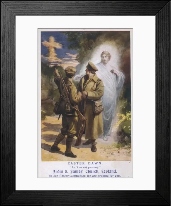 Framed Print : Vision of Cross Framed Print : Vision of Cross