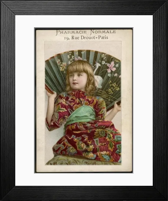 Framed Print : Girl in Japan Clothes Framed Print : Girl in Japan Clothes