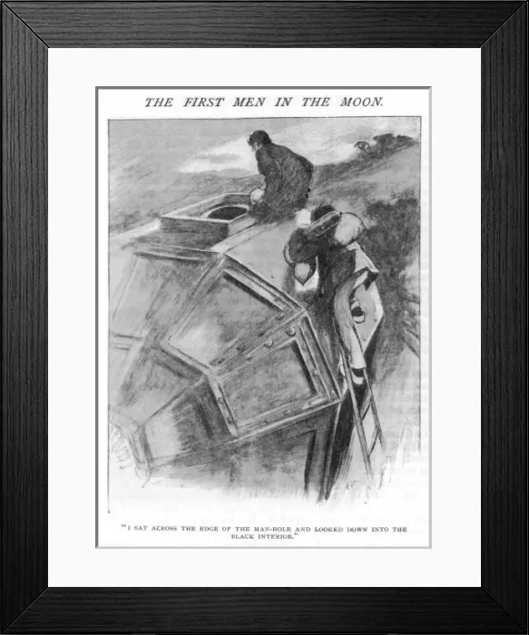 Framed Print : First on Moon / Starting Framed Print : First on Moon / Starting