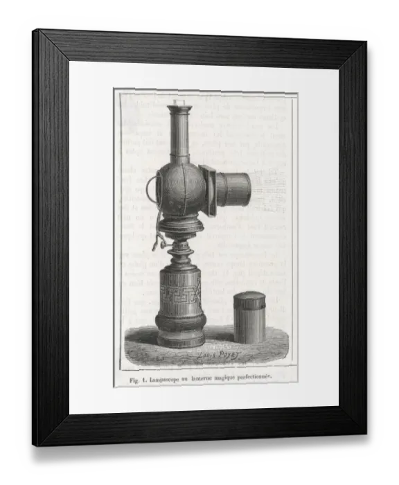 Framed Print : Magic Lantern / Lampascope Framed Print : Magic Lantern / Lampascope